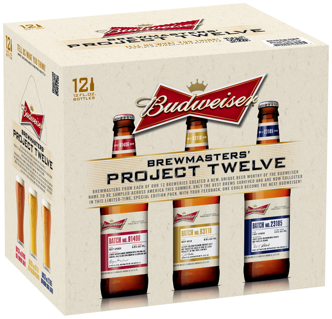 Consumers Help Choose Three New Budweiser Beers for 'Project 12