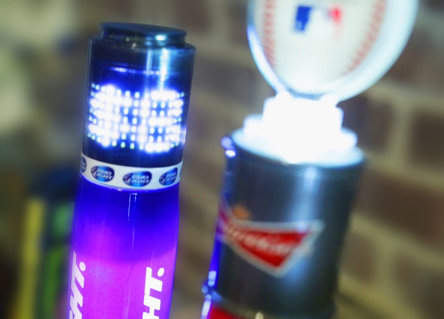 Bud Light Flashing Tap Handle Shelly Lighting