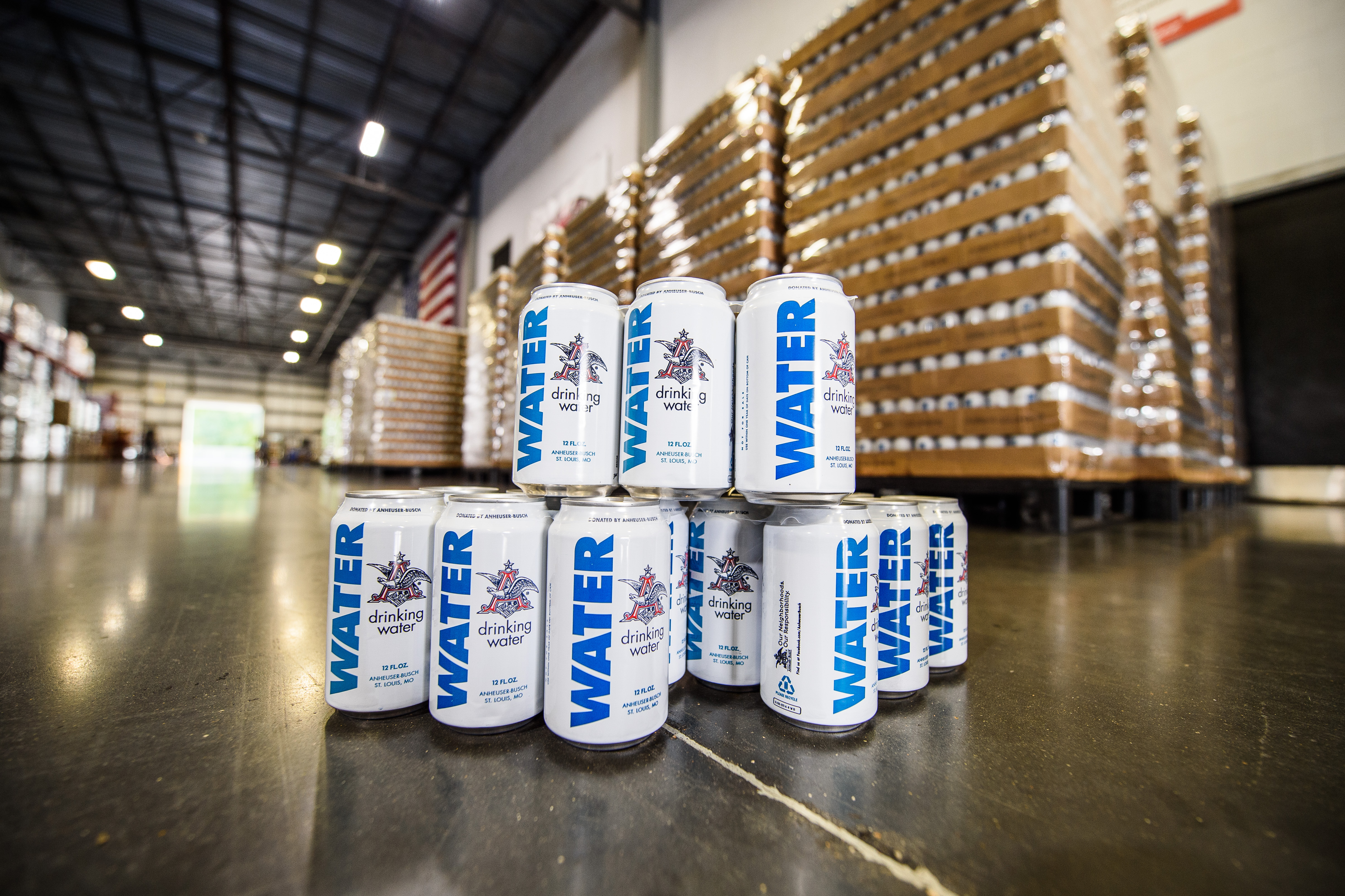 Anheuser-Busch Sending Nine Truckloads of Emergency Drinking Water for Hurricane Matthew Relief