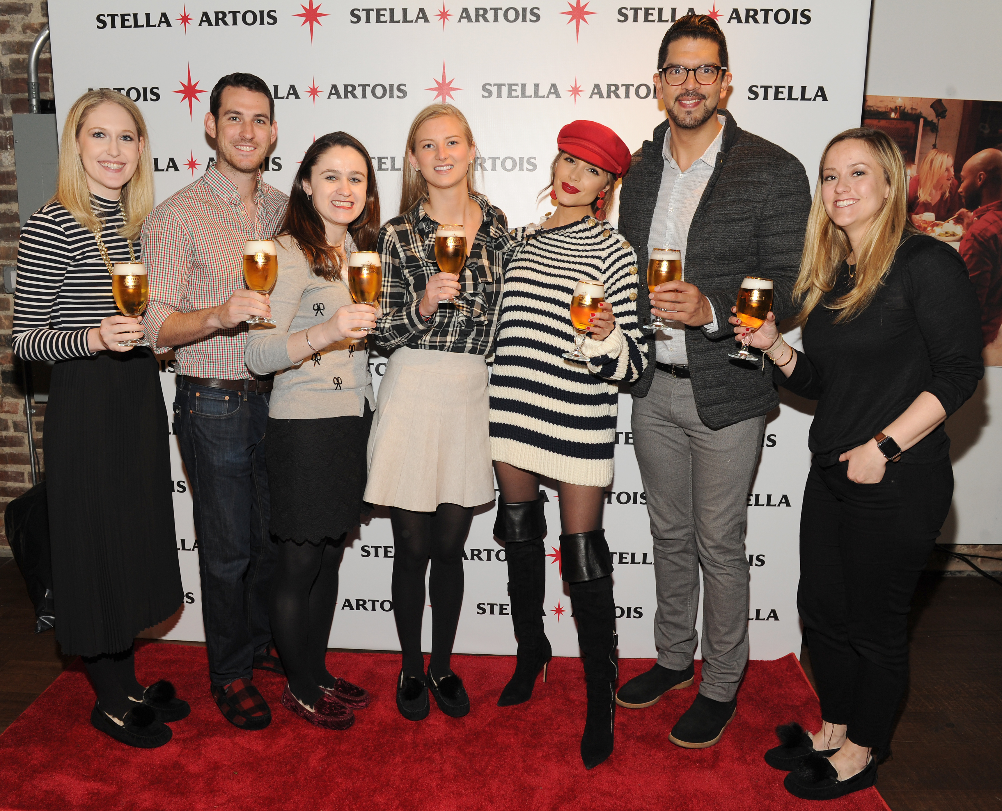 Actress and influencer Olivia Culpo teamed up with Stella Artois to inspire Americans to shine this holiday season in celebration of the brand's "Host One to Remember" campaign in New York City on November 7, 2017.