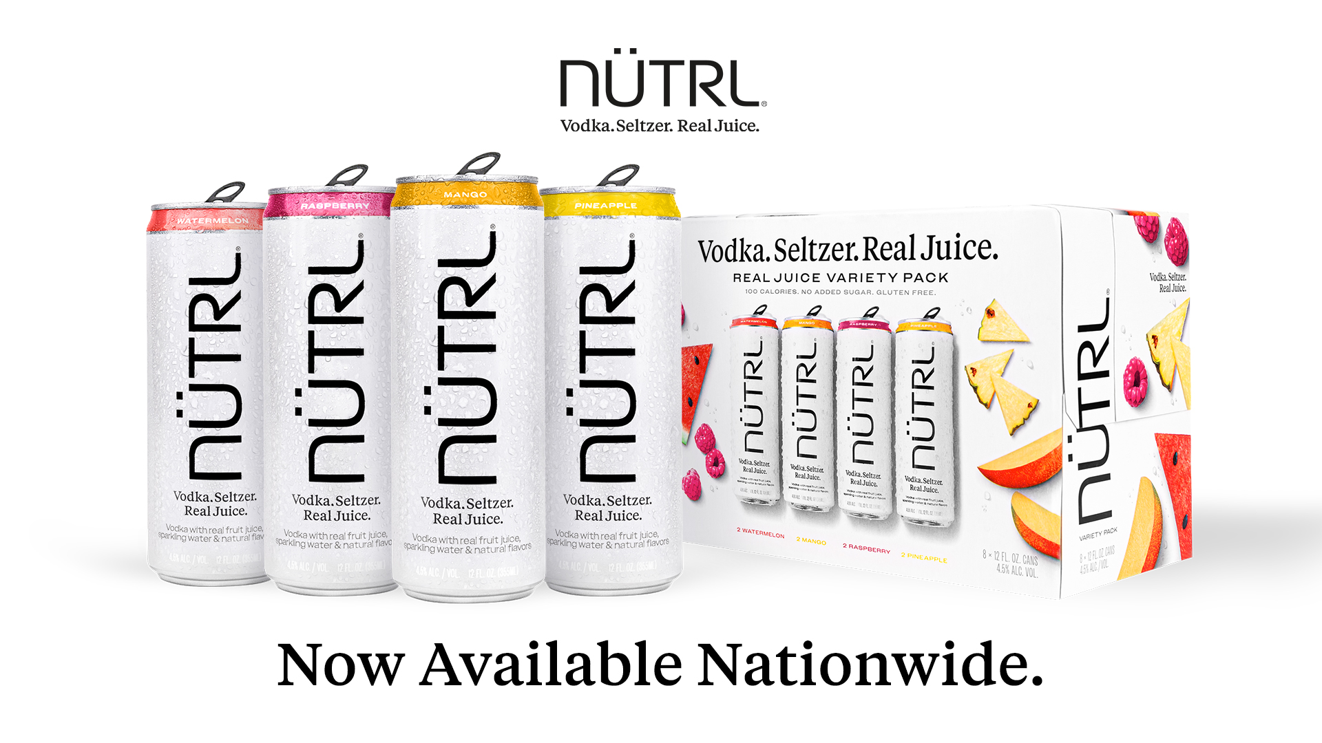 Hard Seltzer Doesn't Have To Be Hard – Nütrl Vodka Seltzer Launches Nationwide With Light and Refreshing Taste Rooted in Simplicity