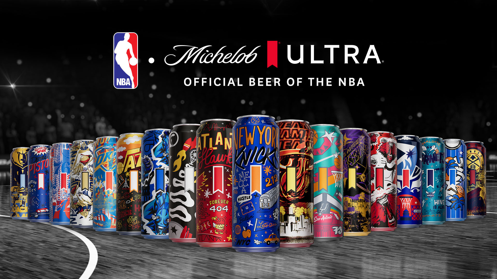 Michelob ULTRA Debuts First-Ever Limited-Edition NBA Team Cans